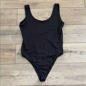 Black Tank Style Bodysuit, M